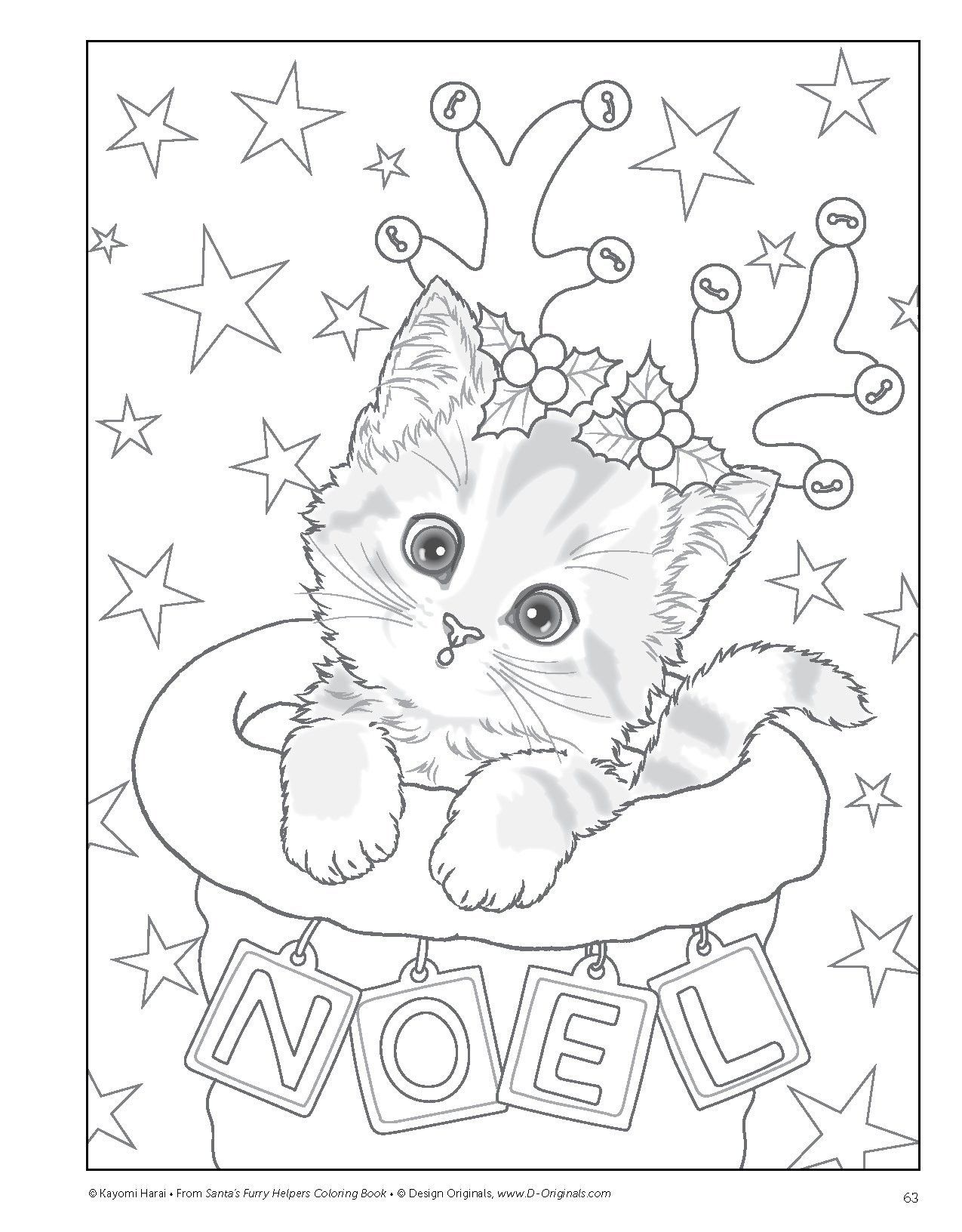 Christmas kitty disney coloring pages kitty coloring puppy coloring pages