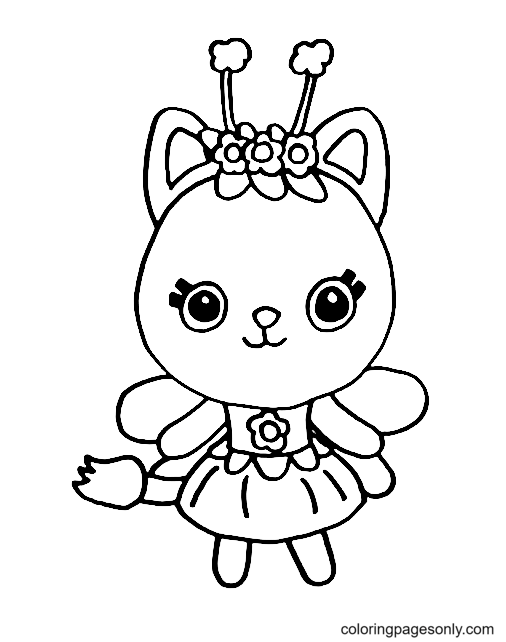 Gabbys dollhouse coloring pages printable for free download