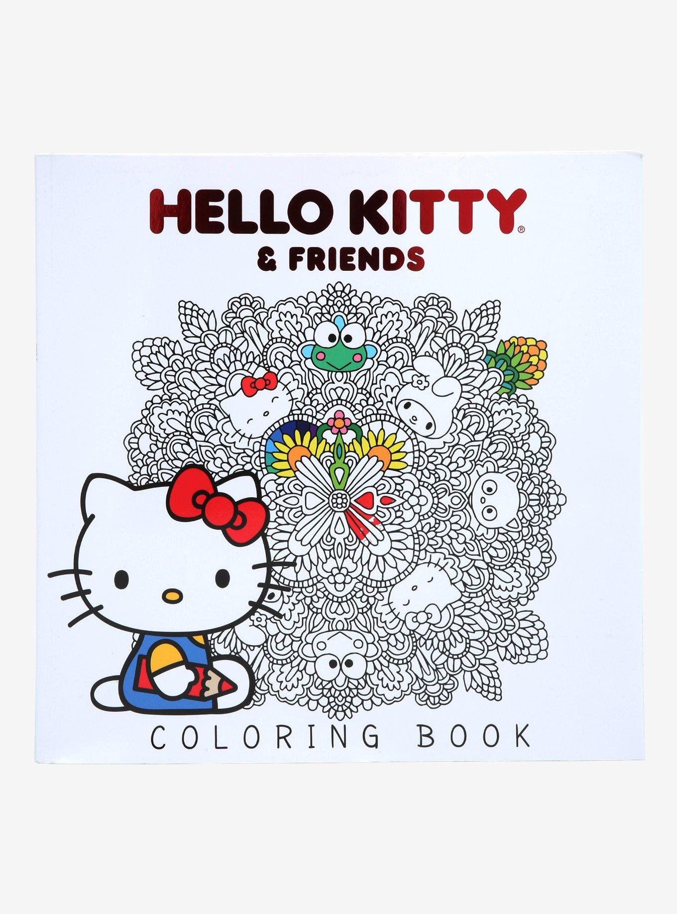 Hello kitty friends coloring book hot topic