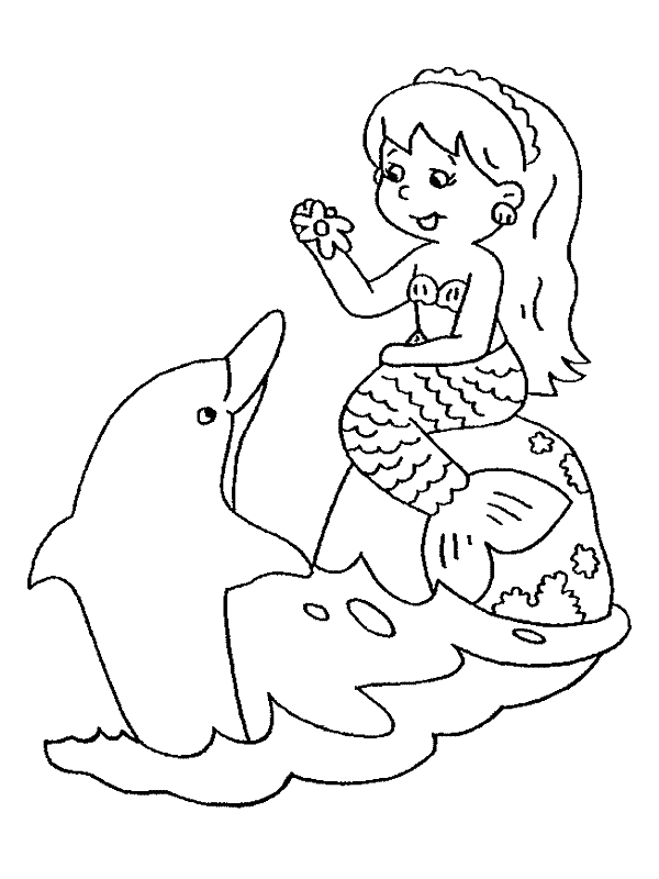 Mermaid coloring pages that your kid will love