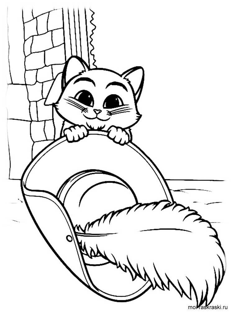 Puss in boots coloring pages ð to print and color