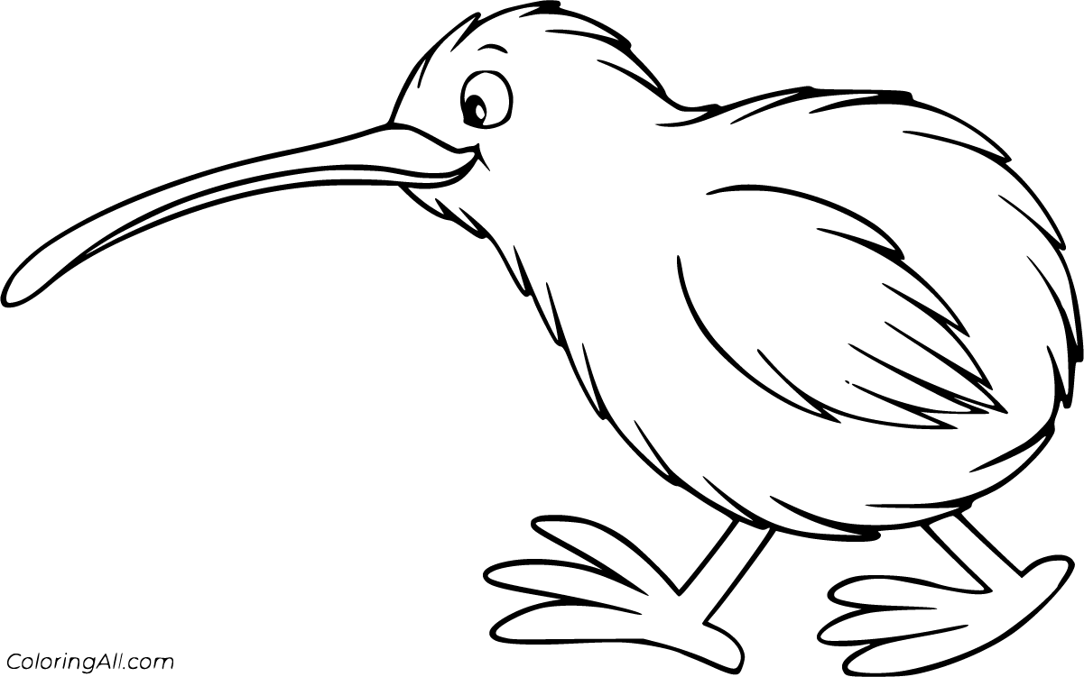 Free printable kiwi bird coloring pages in vector format easy to print from any device and automâ bird coloring pages coloring pages coloring pages for kids