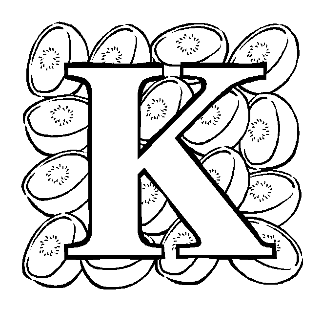 Kiwi coloring pages