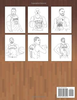 The ultimate nba coloring book for adults and kids of all ages