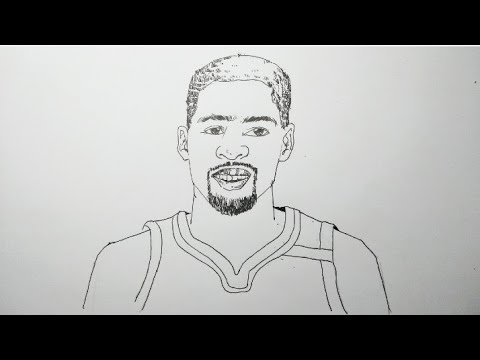 How to draw klay thompson