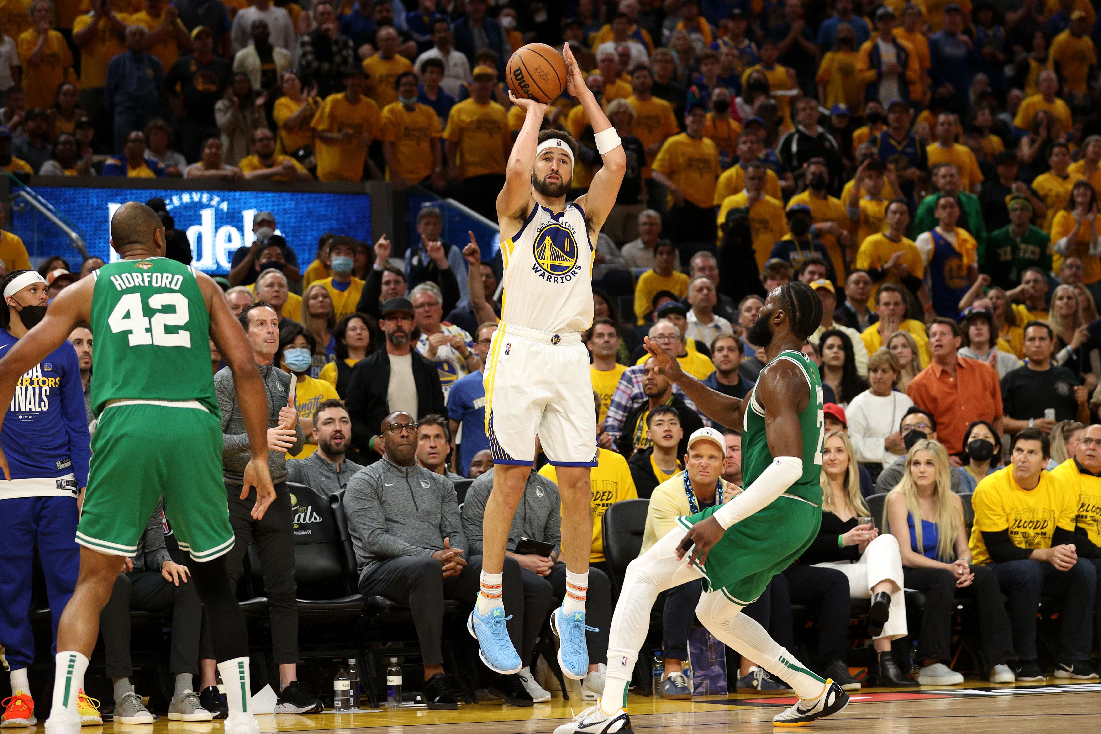 Warriors star klay thompsons slump busting secret his own youtube highlights