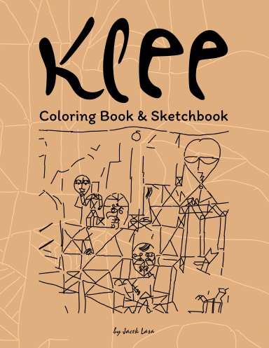 Klee coloring book sketchbook