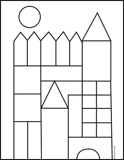 Fine art coloring pages