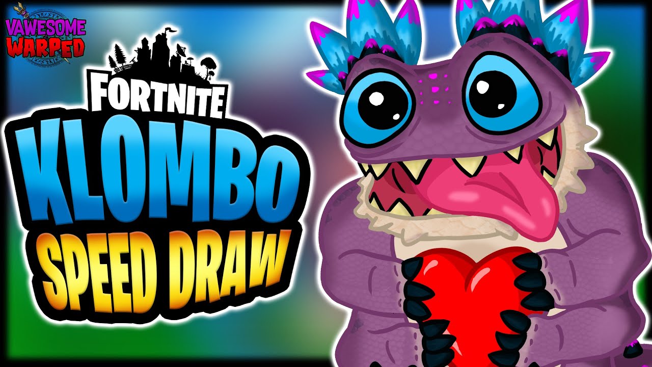 Klombo cute speed draw fortnite