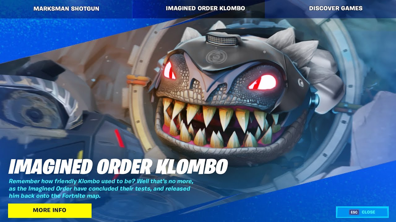 Klobo vault opened in fortnite update