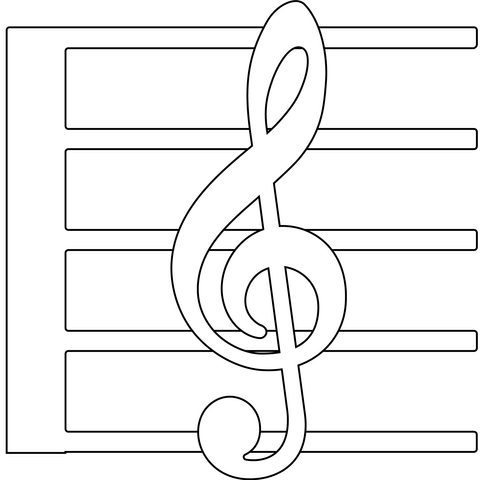 Musical score emoji coloring page free printable coloring pages