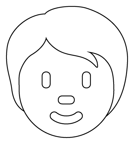 Person red hair emoji coloring page free printable coloring pages