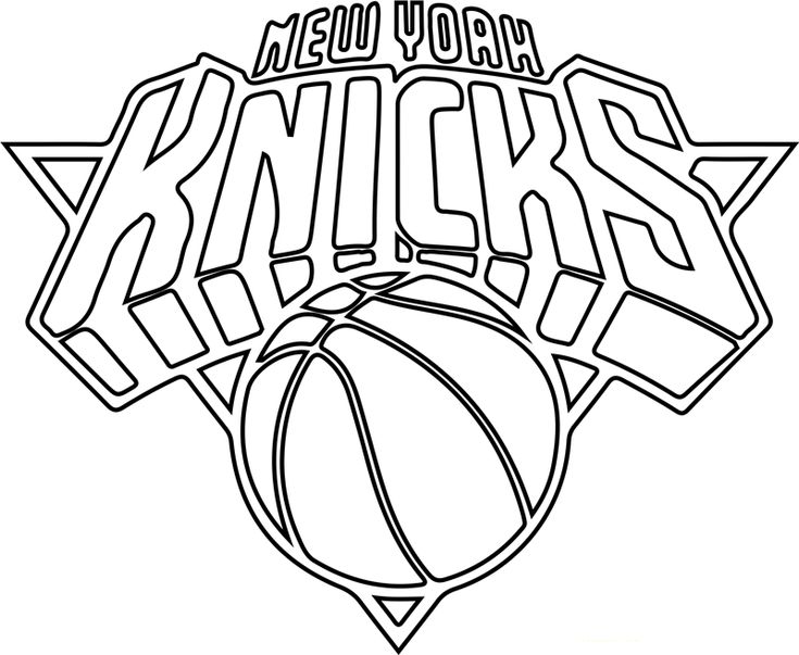 Printable new york knicks coloring pages pdf ideas