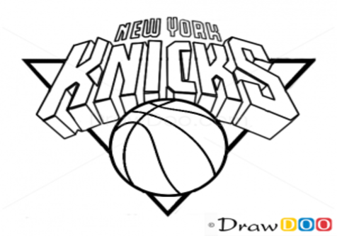 New york knicks logo drawing