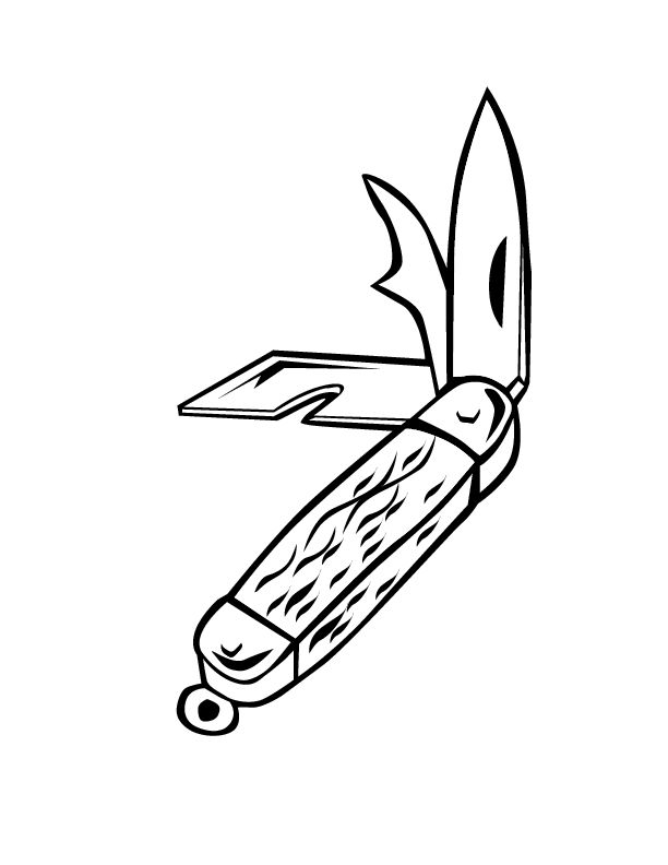 Knife coloring pages coloring pages tattoo designs color