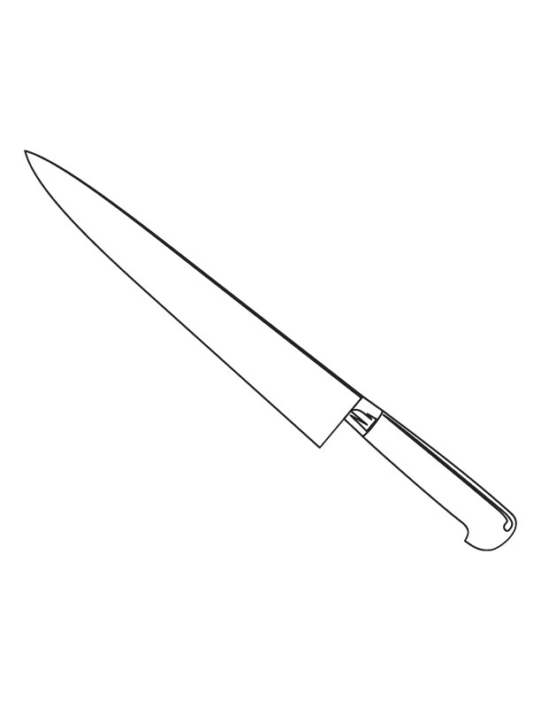 Knife coloring page download free knife coloring page for kids best coloring pages