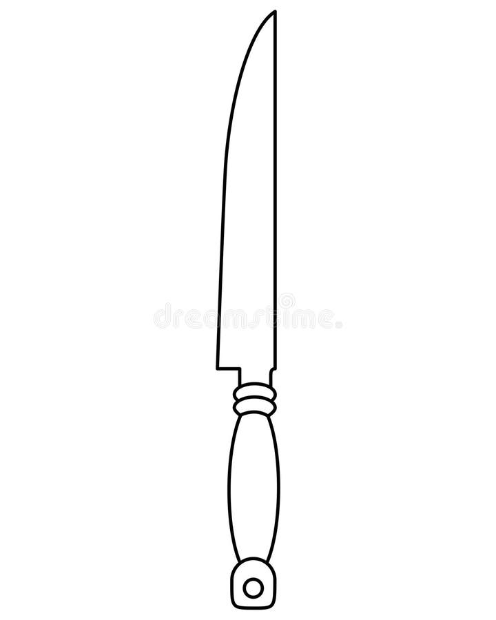 Knife coloring stock illustrations â knife coloring stock illustrations vectors clipart