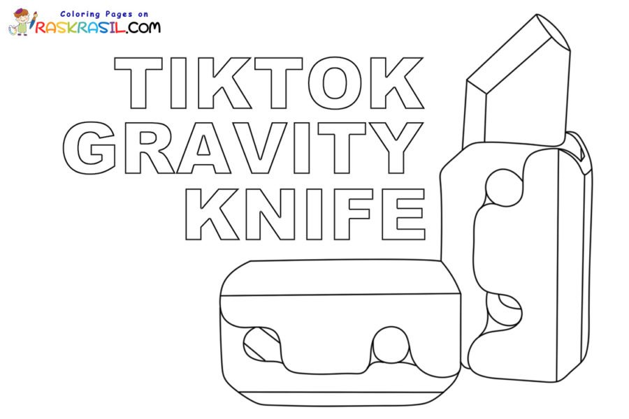 Tiktok gravity knife coloring pages printable for free download