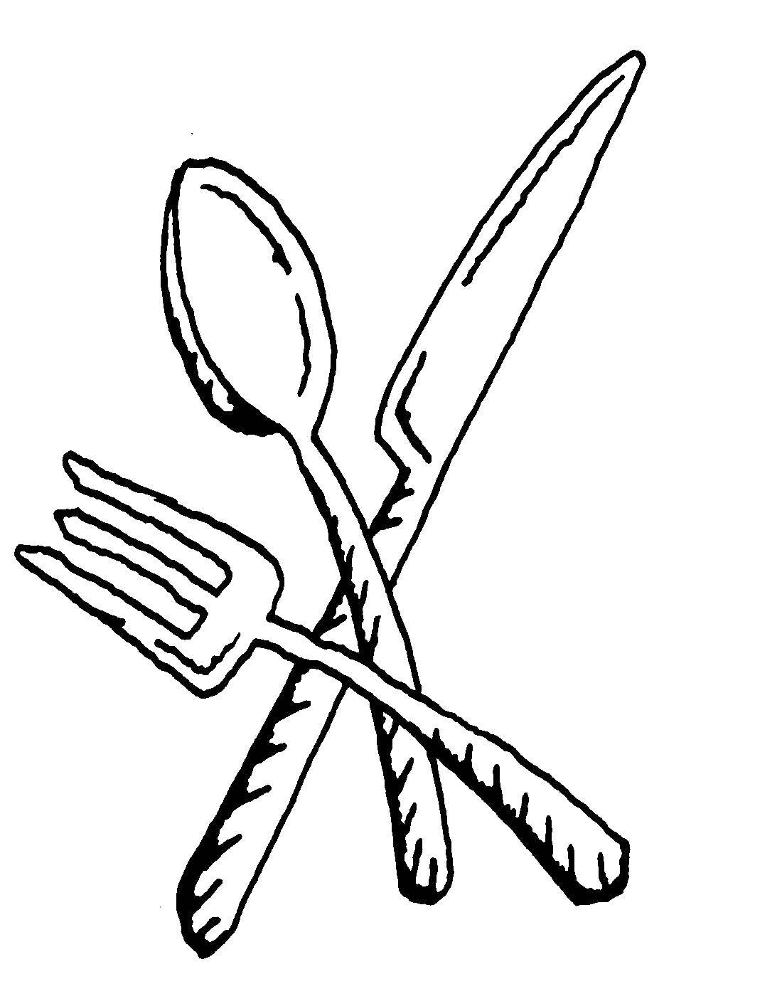 Online coloring pages coloring page cutlery knife download print coloring page