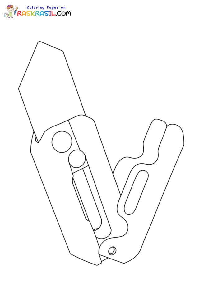 Tiktok gravity knife coloring pages printable for free download