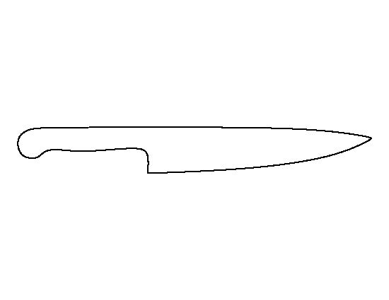 Printable knife template knife template knife patterns knife making