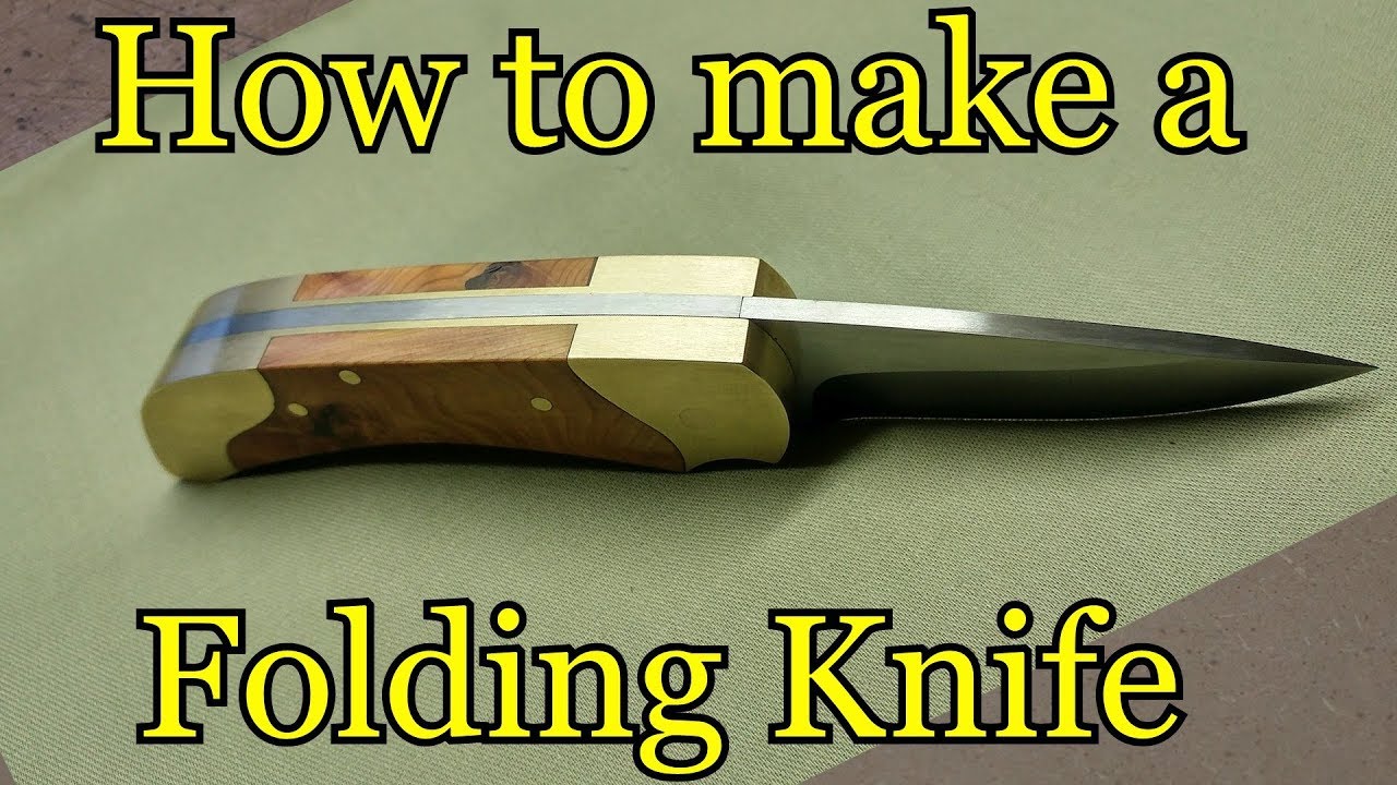 How to ake a folding knife teplate