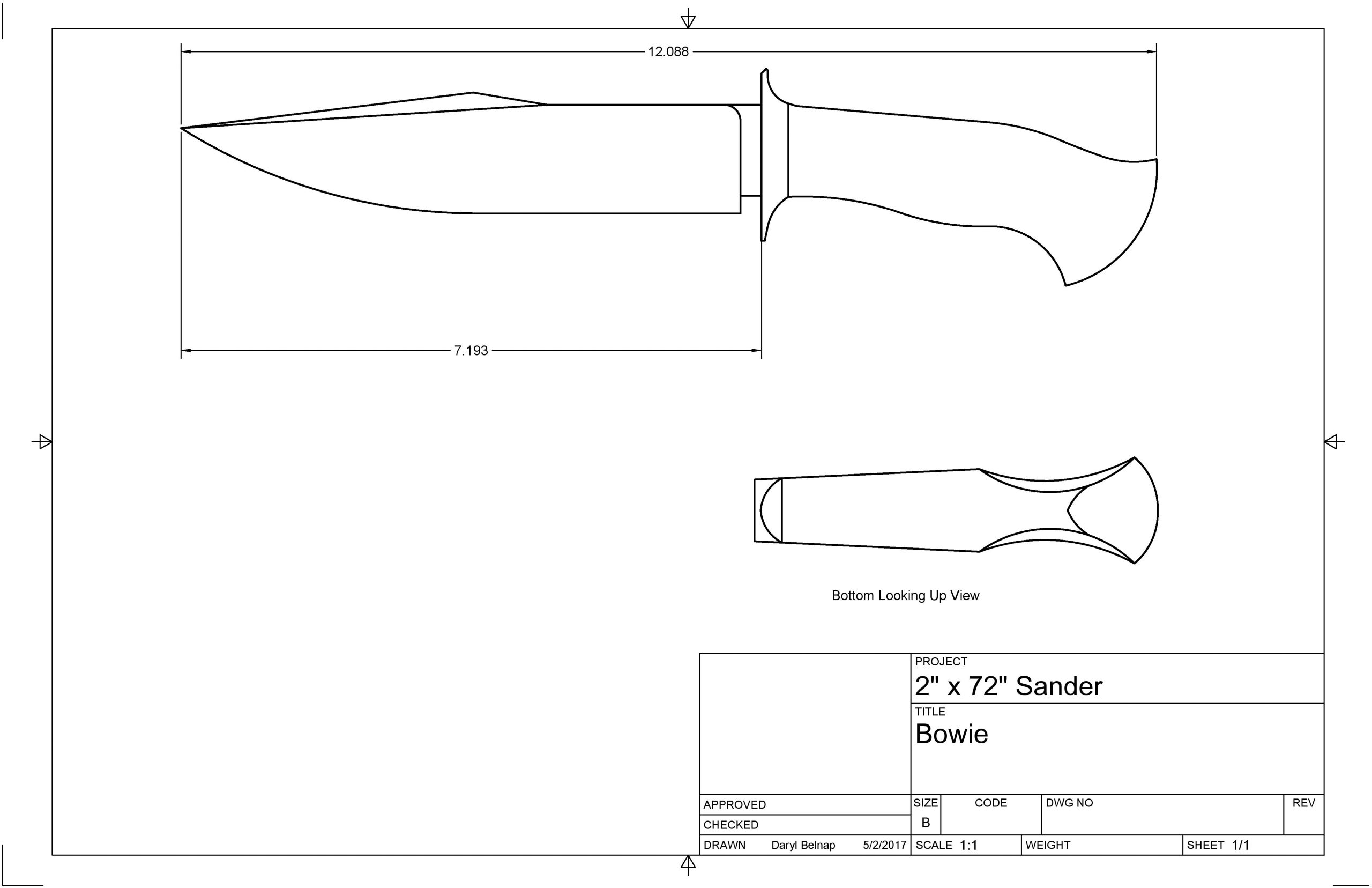 Bowie â belnap custom knives llc