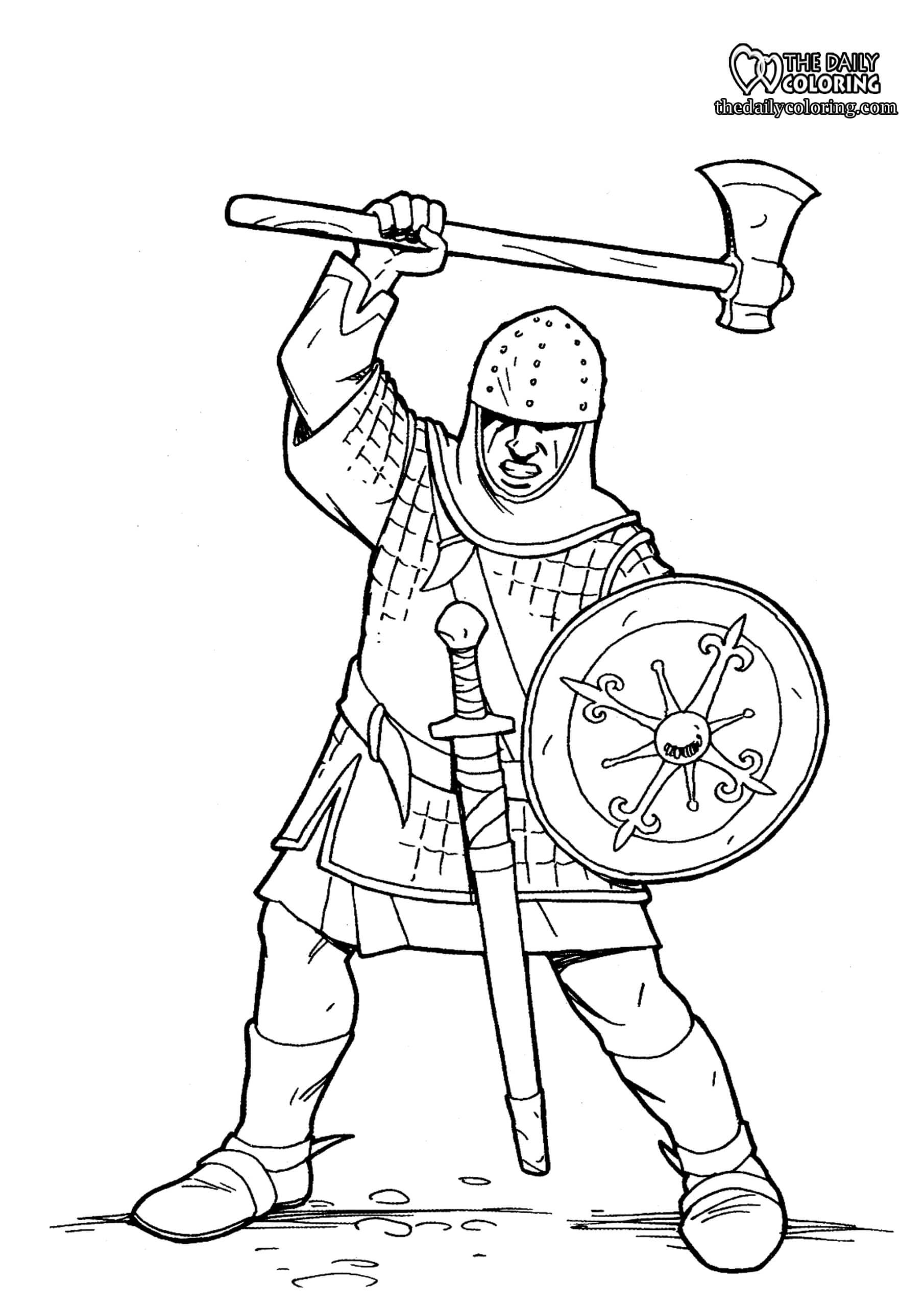 Knight coloring pages rfreecoloringpages