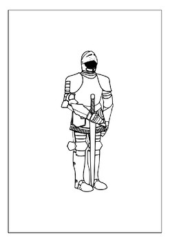 Printable knights coloring pages journey to the middle ages pages