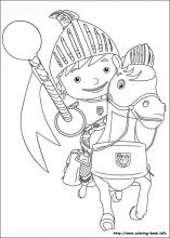 Mike the knight coloring pages on coloring