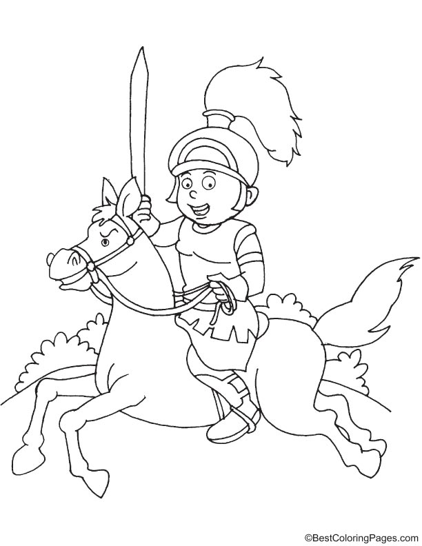 Medieval knight coloring page download free medieval knight coloring page for kids best coloring pages