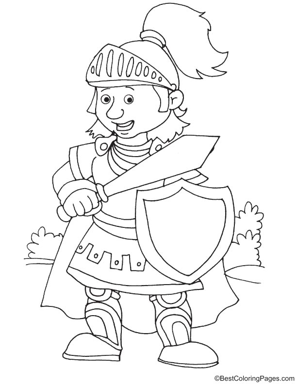 Printable knight coloring page download free printable knight coloring page for kids best coloring pages