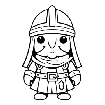 Knight outline vector art png images free download on