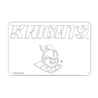 Ucf knights wordmark tailgater stencil