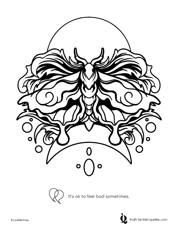 Mindfulness coloring pages