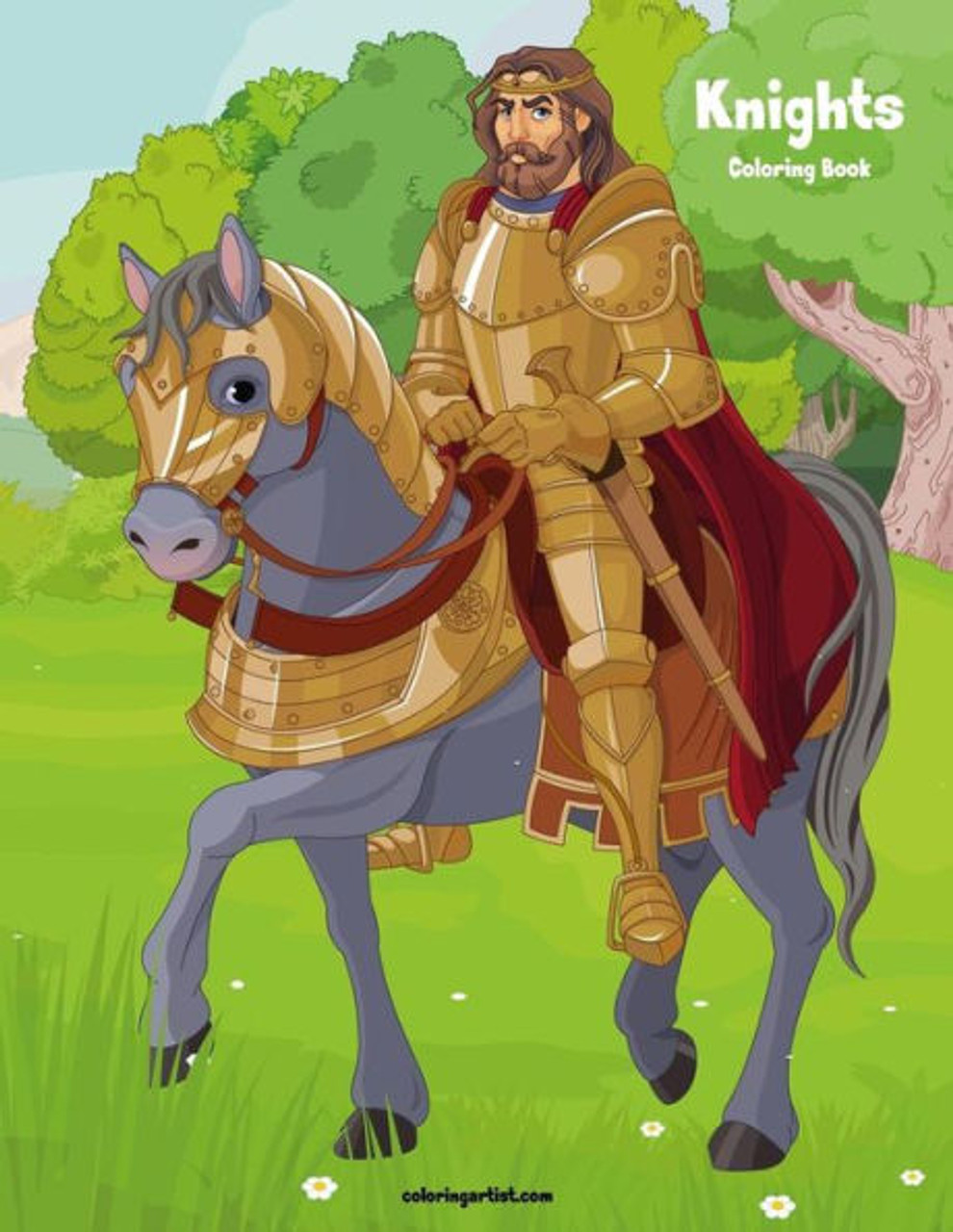 Knights coloring book