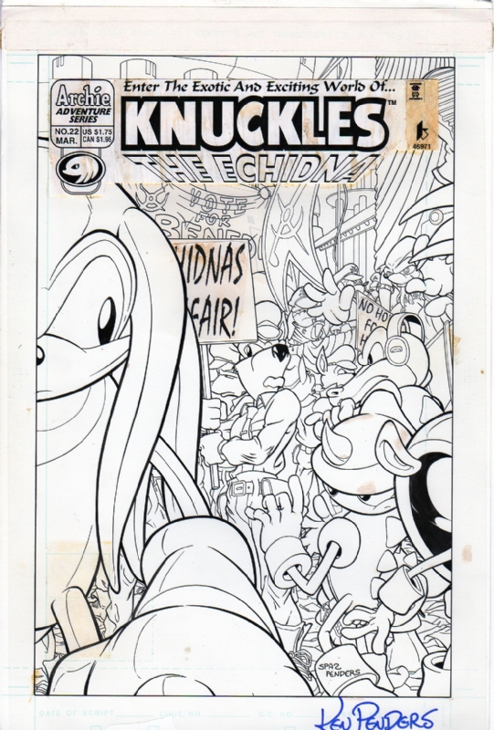 Knuckles the echidna cover in e cs covers font colorffb knuckles the echidnabfont ic art gallery room