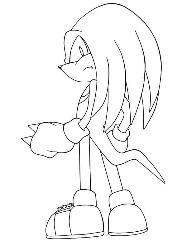 Good knuckles coloring page