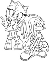 Top sonic coloring pages to print