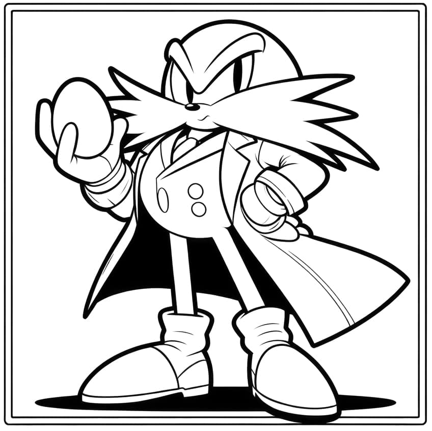 Sonic the hedgehog coloring pages