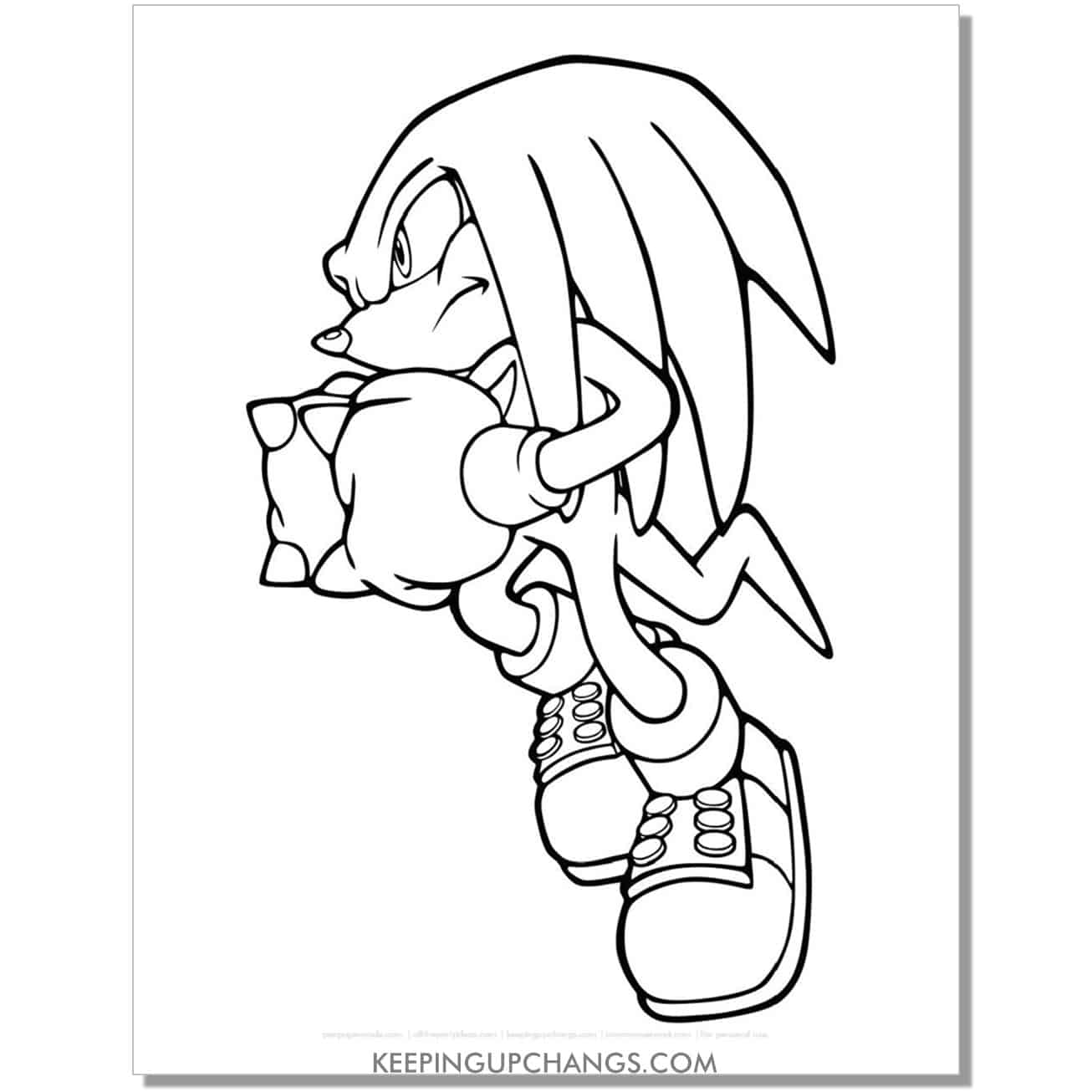 Free sonic the hedgehog coloring pages popular printables