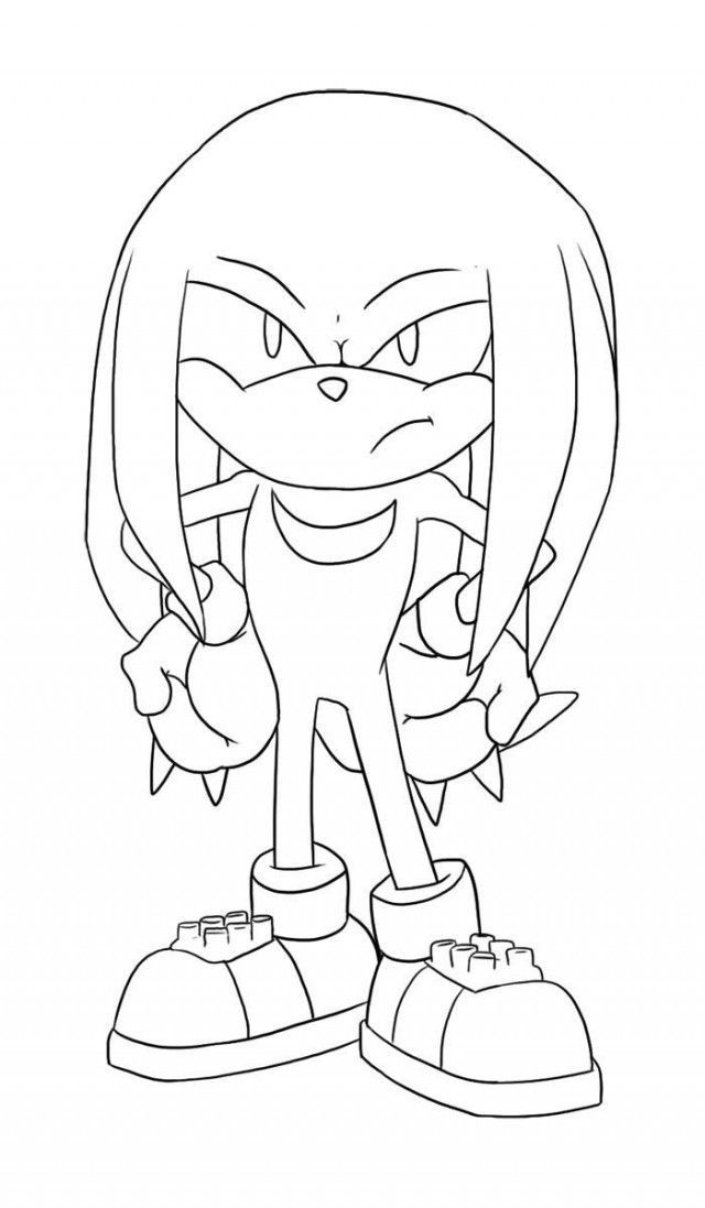 Sonic knuckles the echidna colors coloring pages to print coloring pages dragon coloring page coloring pages sonic knuckles