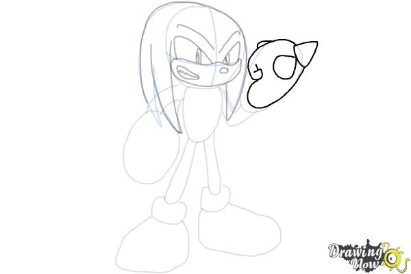 How to draw sonic