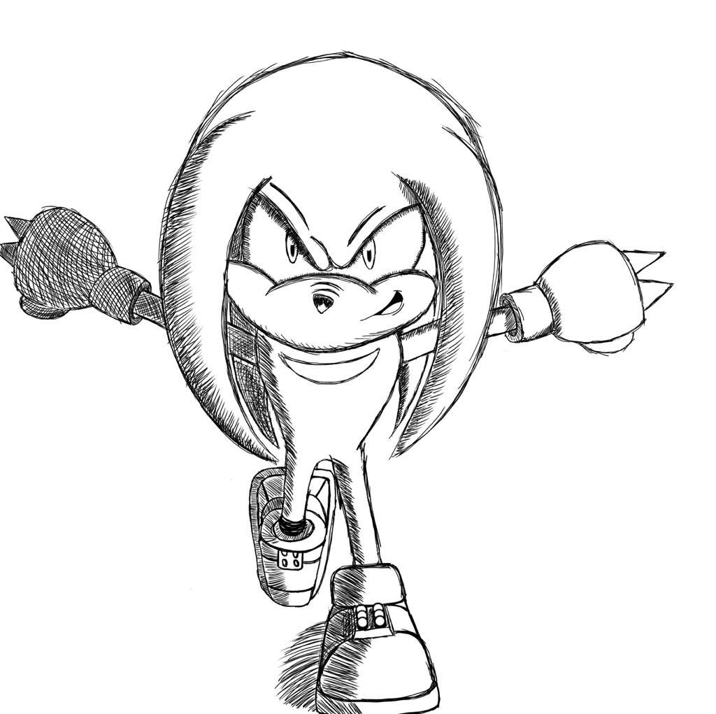 Knuckles sketch ððð sega amino