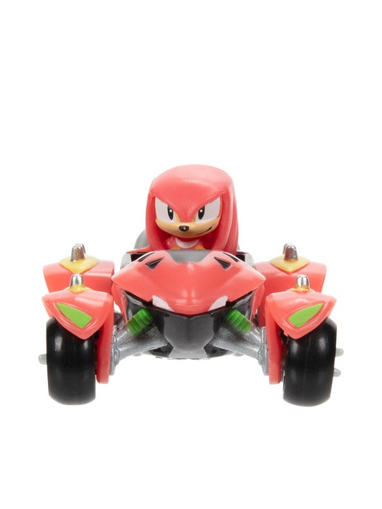 Off on sonic e hedgehog diecast vehicle knuckles red