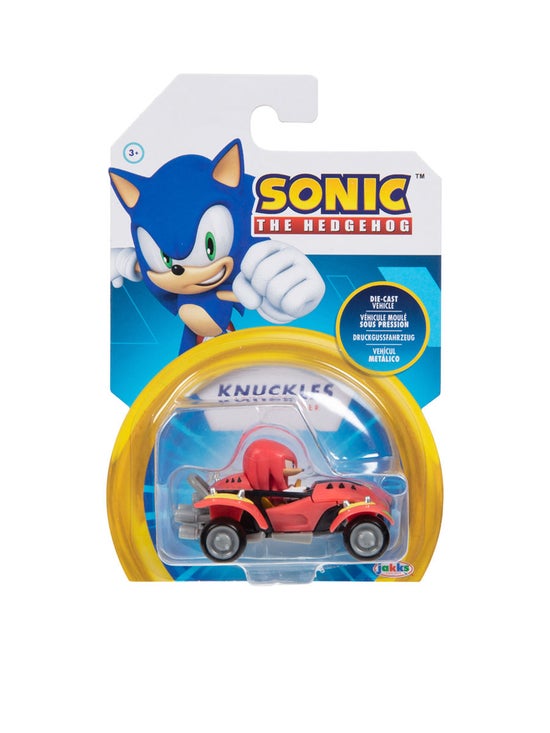 Off on sonic e hedgehog diecast vehicle knuckles red