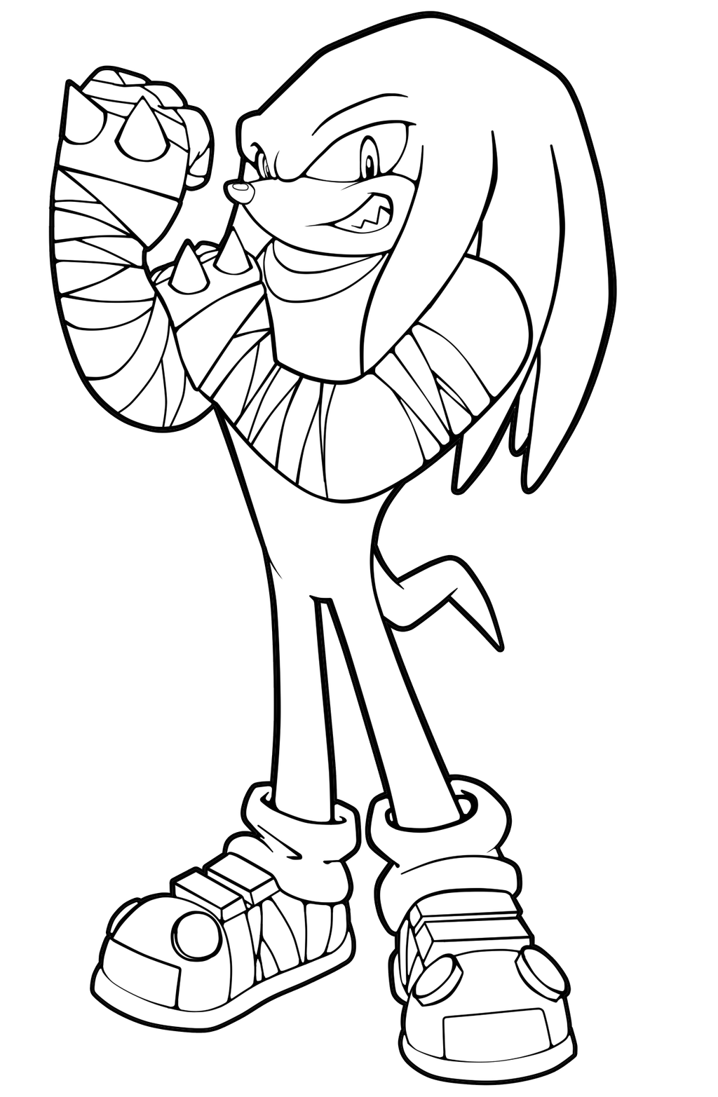 Free sonic coloring pages knuckles download free sonic coloring pages knuckles png images free cliparts on clipart library