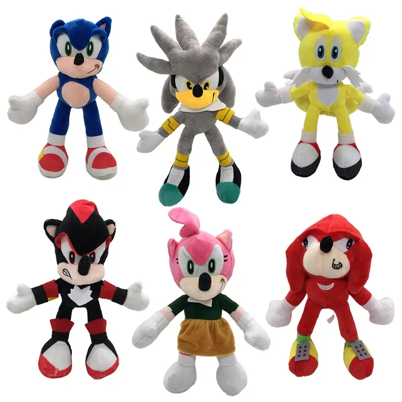 Cm arrival sonic toy the hedgehog tails knuckles echidna stuffed animals plush toys gift v from â