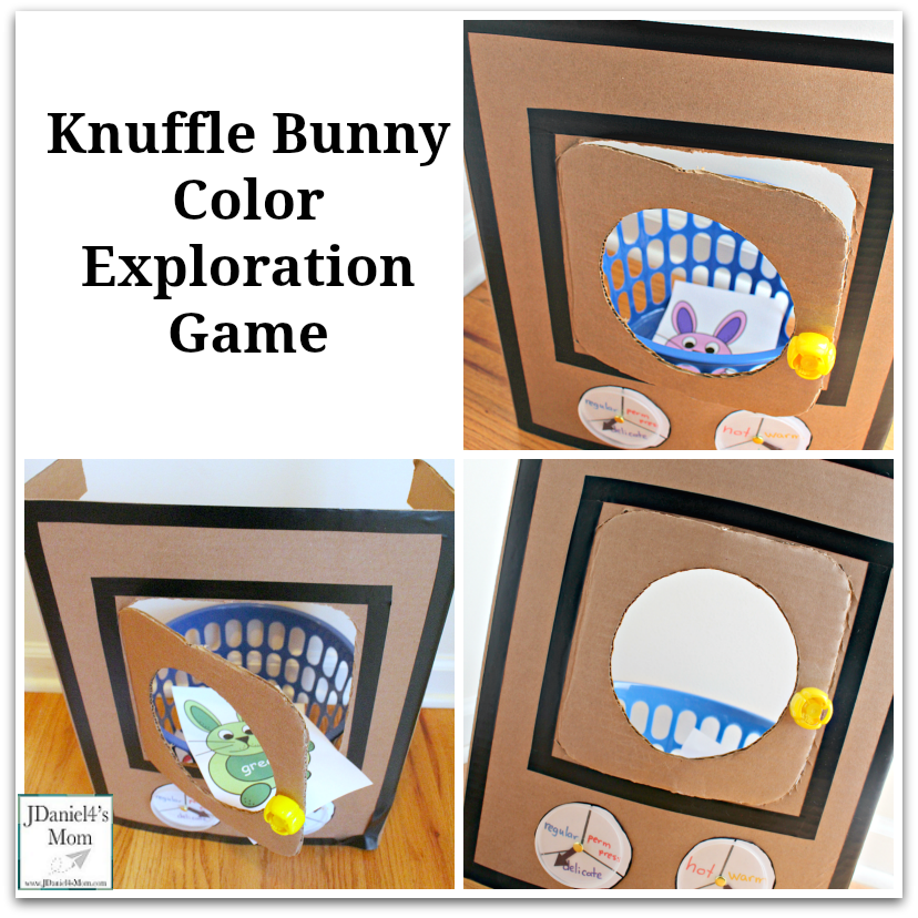 Knuffle bunny color exploration activity