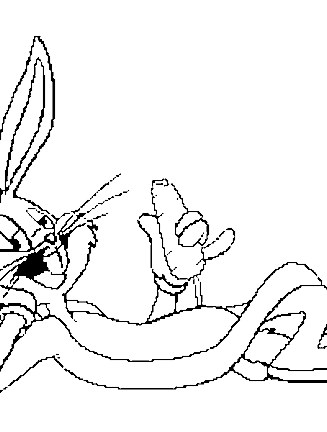 Looney tunes coloring page